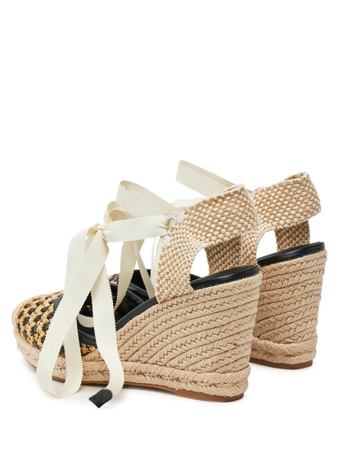 CYRENAM  Hohe Espadrilles-Sandalen SCHWARZ - Damenschuhe