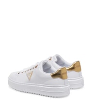 GUESS DENESA Turnschuhe Wei&szlig;es Gold - Damenschuhe - 3
