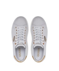 GUESS DENESA Turnschuhe Wei&szlig;es Gold - Damenschuhe - 4