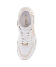 GUESS KOYAA Turnschuhe wei&szlig;e Creme - Damenschuhe - 4