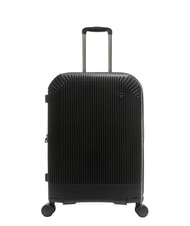 LESAC LIGHT POP 2 3er-Set Trolleys: Kabine, mittel und groß erweiterbar Schwarz - Trolleyset - 4