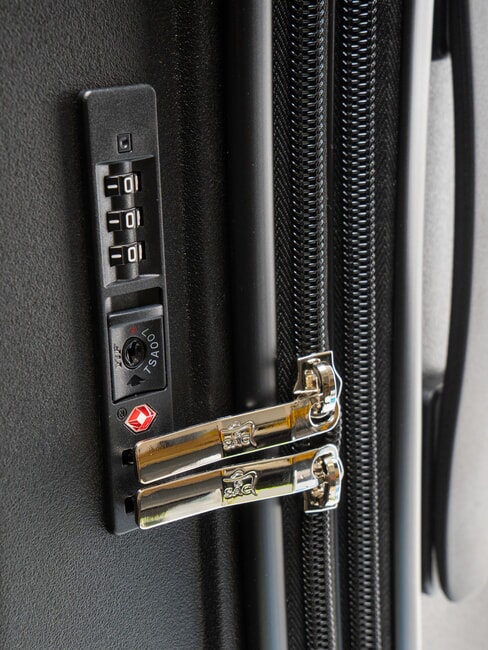 LIGHT POP 2 3er-Set Trolleys: Kabine, mittel und groß erweiterbar Schwarz - Trolleyset