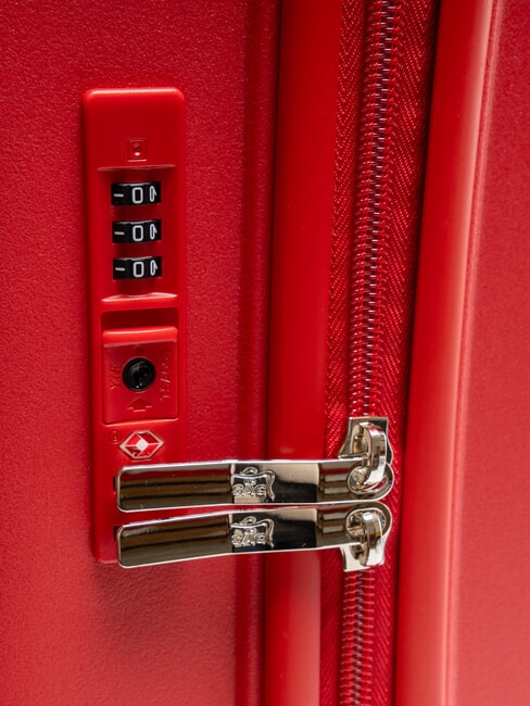 LIGHT POP 2 Handgepäck Trolley rote Jujube - Harte Trolleys