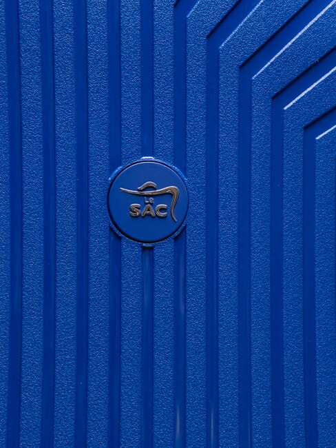 LIGHT POP 2 Großer erweiterbarer Trolley marineblau - Harte Trolleys