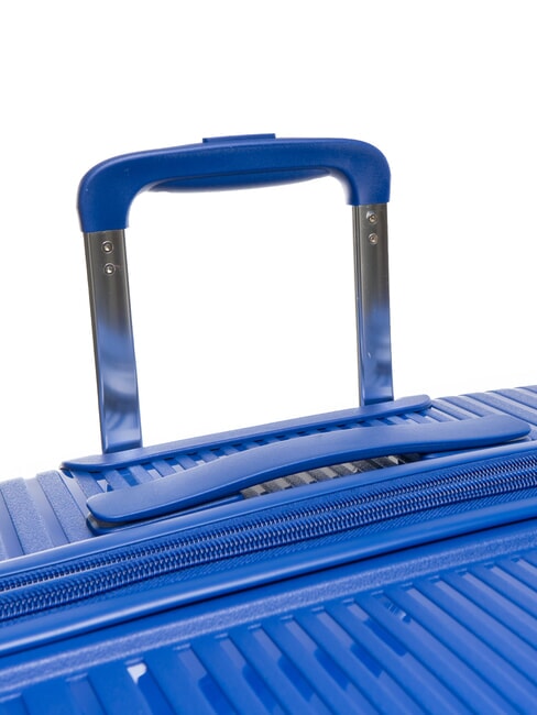 LIGHT POP 2 Mittelgroßer erweiterbarer Trolley marineblau - Harte Trolleys