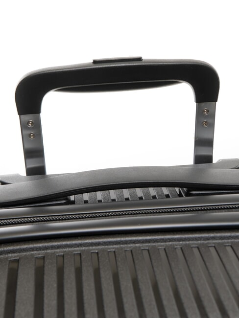 LIGHT POP 2 Großer erweiterbarer Trolley Schwarz - Harte Trolleys