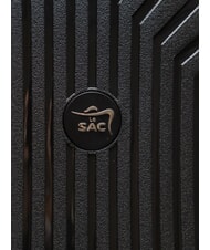 LESAC LIGHT POP 2 Mittelgroßer erweiterbarer Trolley Schwarz - Harte Trolleys - 8