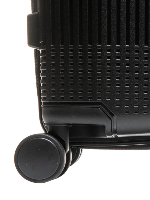 LIGHT POP 2 Mittelgroßer erweiterbarer Trolley Schwarz - Harte Trolleys