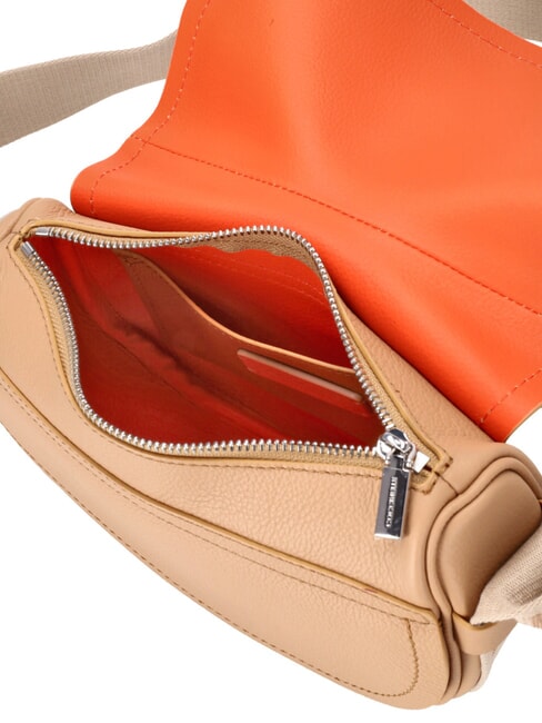 RAQUEL S Mini-Umhängetasche aus Leder Häute/Gazpacho - Damentaschen