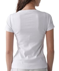 GUESS JEANS SS CN EMBRO SLIM T-Shirt aus elastischer Baumwolle - T-Shirts und Tops für Damen