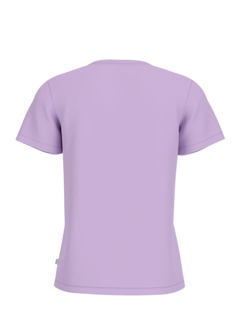 SS CN REGULAR Kurzärmeliges T-Shirt lila Blume - T-Shirts und Tops für Damen