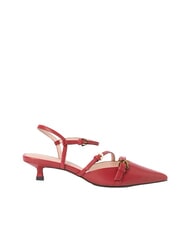 COCCINELLE FERNANDA Slingback-Schuhe aus Leder Sangria - Damenschuhe - 2
