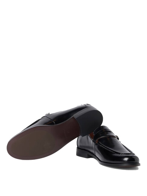 LORD SHINY  Mokassins aus Leder Schwarz - Damenschuhe