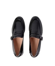 COCCINELLE LORD SHINY  Mokassins aus Leder Schwarz - Damenschuhe - 4