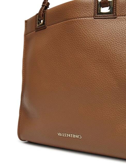 POST RE Einkaufstasche mit Clutch Kamel/Dunkelbraun - Damentaschen