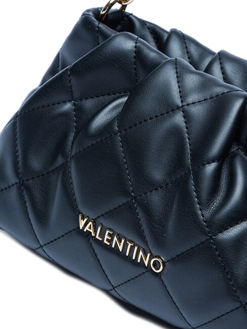 OCARINA Gesteppte Clutch mit Schultergurt Blau - Damentaschen