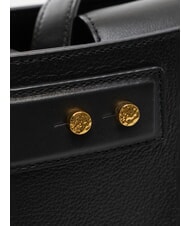 BORBONESE ARMOR  Handtasche, mit Schultergurt, aus Leder Schwarz - Damentaschen - 3