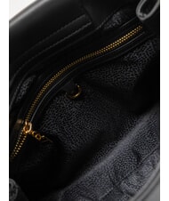 BORBONESE ARMOR  Handtasche, mit Schultergurt, aus Leder Schwarz - Damentaschen - 6