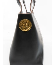 BORBONESE MEDAILLE  Umhängetasche, Leder Schwarz - Damentaschen - 4