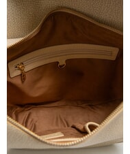 BORBONESE NUEVE COATED OP SOFT  Umhängetasche Sand - Damentaschen - 6
