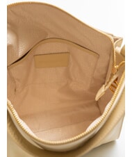 BORBONESE DEJEUNER  Umhängetasche aus Leder Sand - Damentaschen - 4