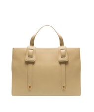 BORBONESE DEJEUNER  Handtasche, mit Schultergurt, aus Leder Sand - Damentaschen - 4