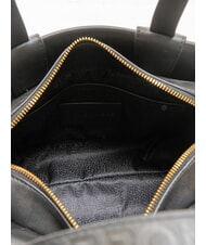 BORBONESE DEJEUNER Small Handtasche, mit Schultergurt, aus Leder Schwarz - Damentaschen - 5