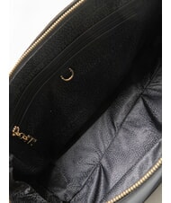 BORBONESE ECLIPSE Einkaufstasche schwarz / naturop - Damentaschen - 5