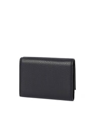 COCCINELLE METALLIC SOFT  Kleine Geldbörse aus Leder Schwarz - Brieftaschen Damen - 3
