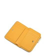 COCCINELLE METALLIC SOFT Kleine Geldbörse aus Leder sonnig - Brieftaschen Damen - 2