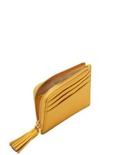 COCCINELLE TASSEL Kartenetui mit Reißverschluss aus gehämmertem Leder sonnig - Brieftaschen Damen - 3