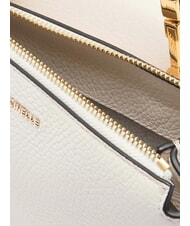 COCCINELLE ARLETTIS Minitasche aus strukturiertem Leder Wei&szlig; - Damentaschen - 4