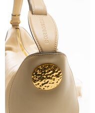 BORBONESE MEDAILLE  Umhängetasche, Leder Sand - Damentaschen - 5