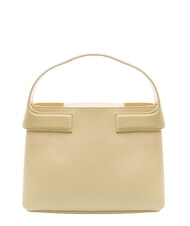 BORBONESE ARMOR  Handtasche, mit Schultergurt, aus Leder Ingwer - Damentaschen - 3