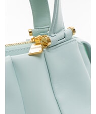 BORBONESE L ECLAIR  Umhängetasche aus Leder Marine - Damentaschen - 4