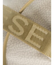 BORBONESE FOLD  Weiche Umhängetasche khaki - Damentaschen - 3