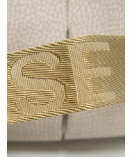 BORBONESE CROISSANT HOBO MEDIUM Umhängetasche, mit Schultergurt khaki - Damentaschen - 3