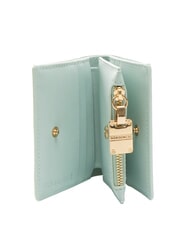 BORBONESE LETTERING Kompakte Lederbrieftasche Marine - Brieftaschen Damen - 2