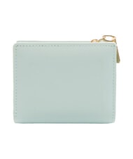 BORBONESE LETTERING Kompakte Lederbrieftasche Marine - Brieftaschen Damen - 3