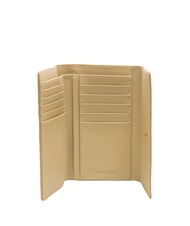 BORBONESE VITE  Geldbörse aus Leder Sand - Brieftaschen Damen - 2