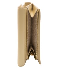 BORBONESE VITE  Geldbörse aus Leder Sand - Brieftaschen Damen - 4