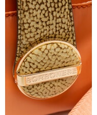 BORBONESE ECLIPSE  Mini-Schulterkameratasche Mandarine/Natur op - Damentaschen - 3