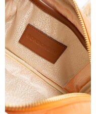 BORBONESE ECLIPSE  Mini-Schulterkameratasche Mandarine/Natur op - Damentaschen - 5