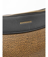BORBONESE LA VOILE  Umhängetasche natur op / schwarz - Damentaschen - 4