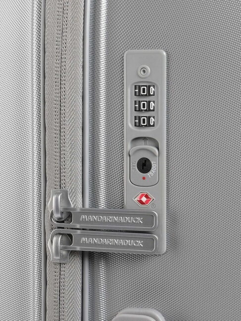 D-DROP 2.0 Großer Trolley SILBER - Harte Trolleys