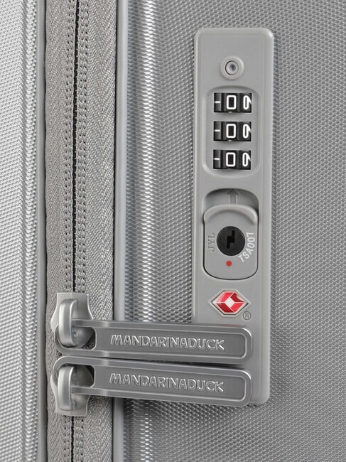 D-DROP 2.0 Mittelgro&szlig;er Trolley SILBER - Harte Trolleys