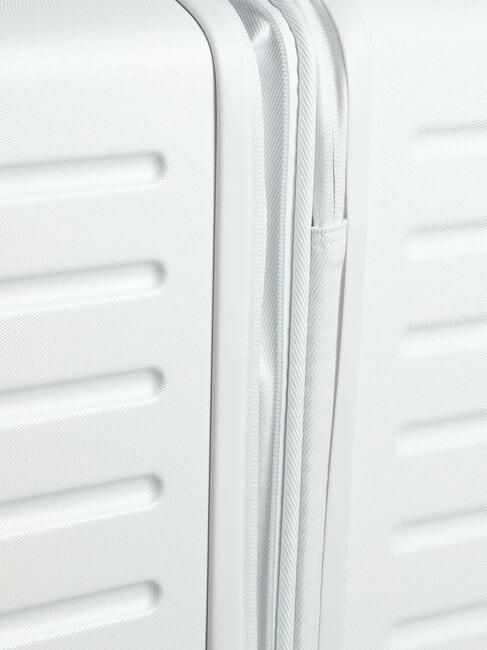 FLYDUCK Großer erweiterbarer Trolley weiß - Harte Trolleys