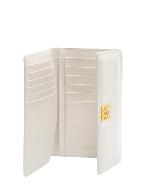 LETTERING PLATE  Damen Leder Geldbörse Weiß - Brieftaschen Damen