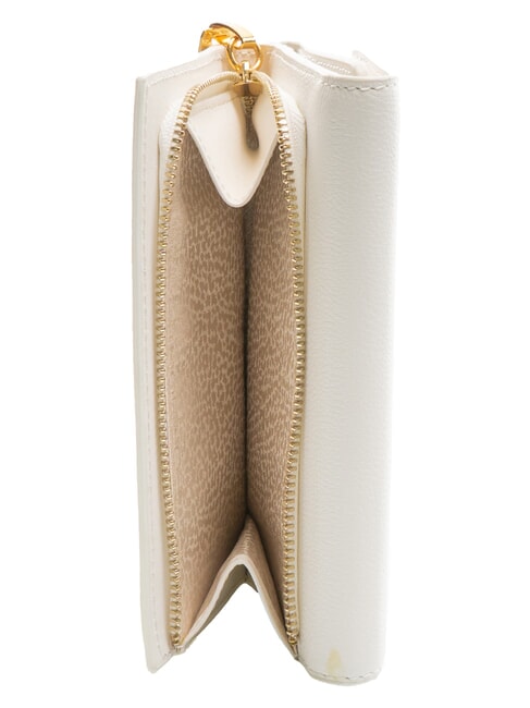LETTERING PLATE  Damen Leder Geldbörse Weiß - Brieftaschen Damen