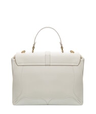 BRACCIALINI HELLEN Aktentasche aus Leder mit Schnalle Weiß - Damentaschen - 3